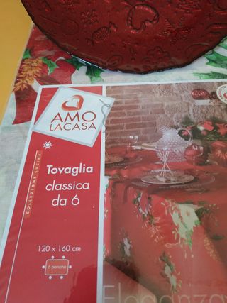 Brandani centrotavola + tovaglia natale