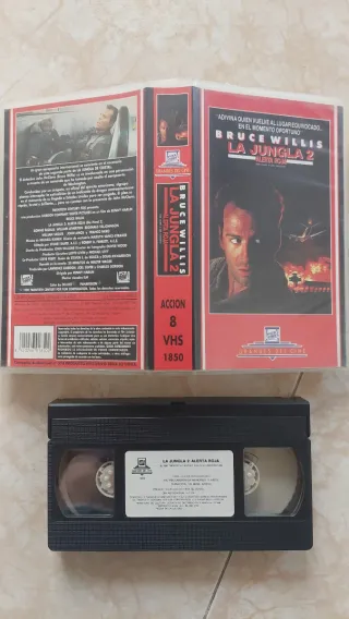 Lote 7 Películas VHS Acción Ciencia Ficción retro