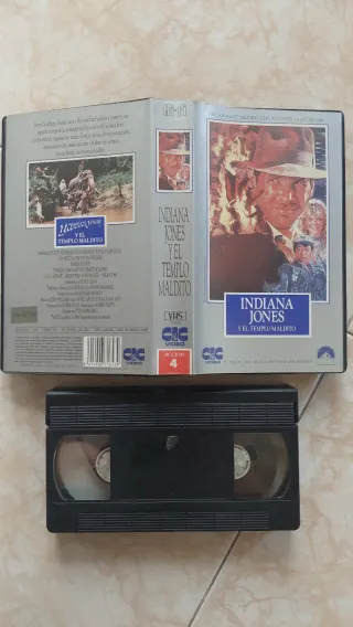 Lote 7 Películas VHS Acción Ciencia Ficción retro