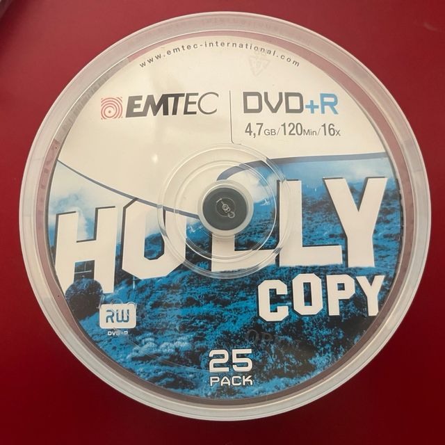 EMTEC DVD+R 25 Pack
Fundas de papel de regalo