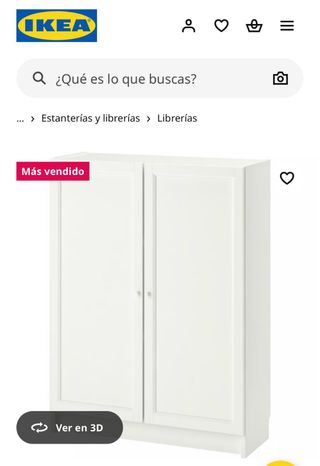 Librería BILLY / OXBERG IKEA Blanca