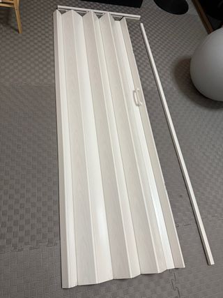 Puerta Plegable PVC Fresno Blanco