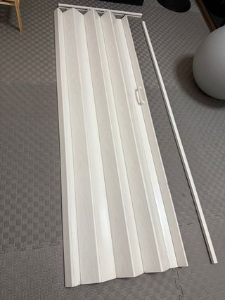 Puerta Plegable PVC Fresno Blanco