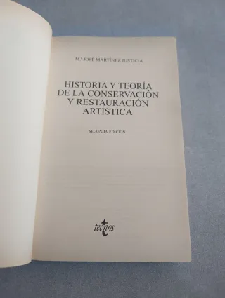 Historia teoría de la conservación y restauración