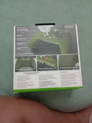 Mando PowerA Xbox Enhanced Wired Verde