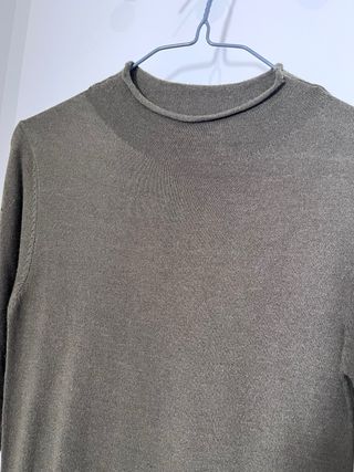 Vestido largo Mango verde