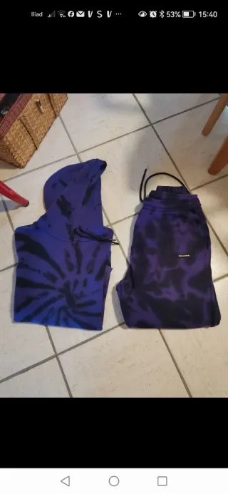 Tuta Bershka Tie Dye Uomo XL Caldissima