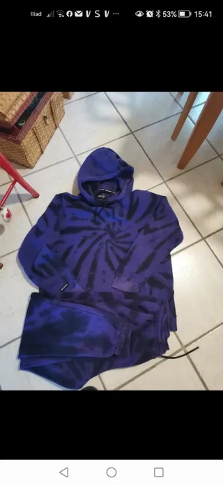 Tuta Bershka Tie Dye Uomo XL Caldissima