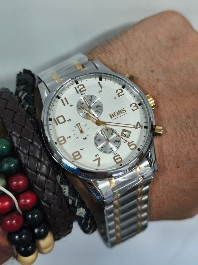 Reloj Hugo Boss Caballero HB1513236 Oro/Plata