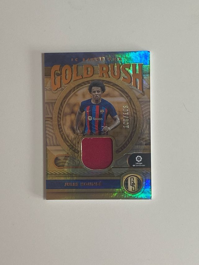 Kounde parche num 199 gold rush barcelona panini