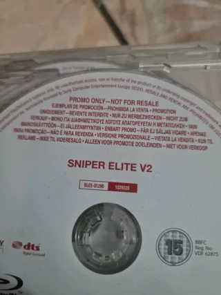 Sniper Elite V2 PS3 Promo - Non In Vendita