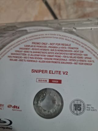 Sniper Elite V2 PS3 Promo - Non In Vendita