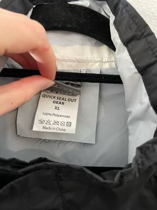 Chubasquero Alpinestars XL Negro