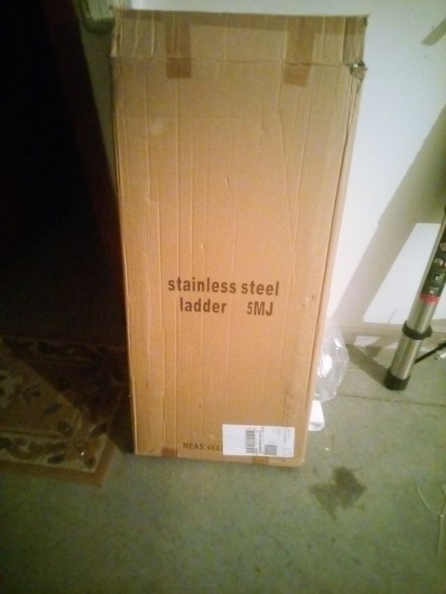 Escalera telescópica aluminio acerado de 3,8 m