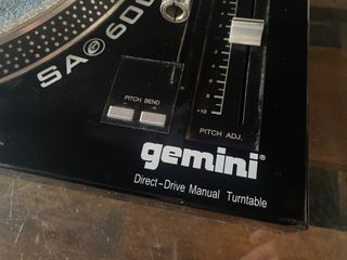 Tocadiscos Gemini SA 600 Tracción Directa