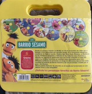 12 DVDs Barrio Sésamo Películas Infantiles