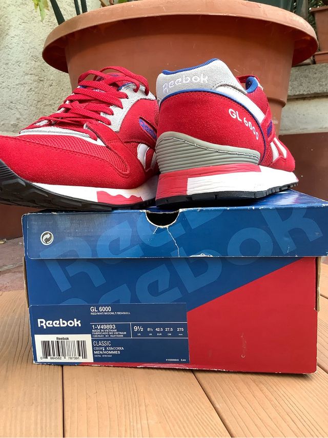🏷️ Reebok GL 6000 — Talla 42,5 (27,5 cm)