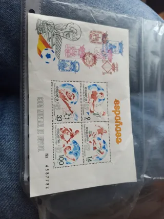 Sellos España Mundial Fútbol 1982