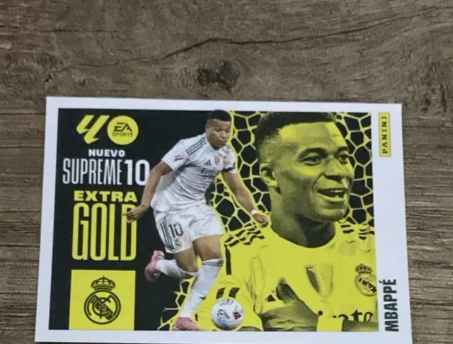 Tarjeta Mbappé Supreme 10 Extra Gold