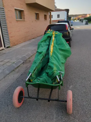 Carretilla paraguas para recoger aceitunas / almen