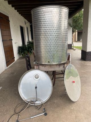 Botte vino acciaio inox