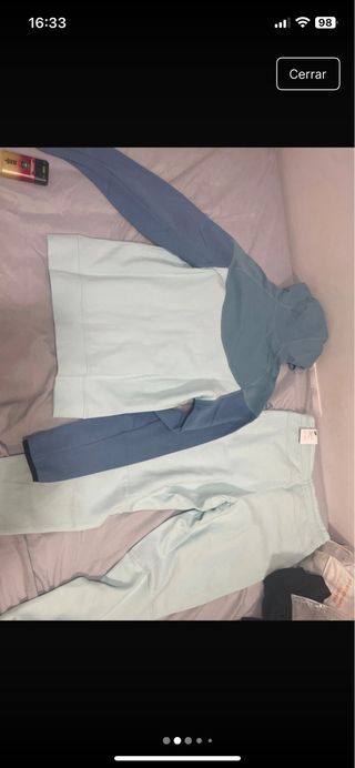 Chándal Nike Tech Azul y Verde Agua Nuevo