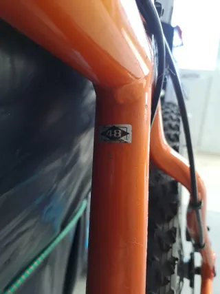 Bicicleta Montaña KTM Naranja