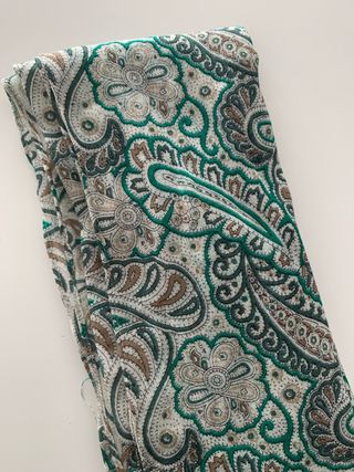 Pañuelo PdH Paisley Verde y Multicolor