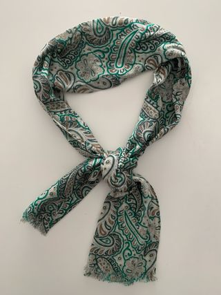 Pañuelo PdH Paisley Verde y Multicolor