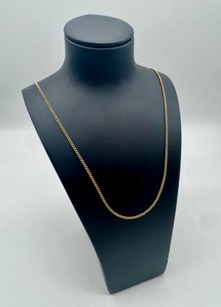 02-0056 CADENA BARBADA ORO 75cm