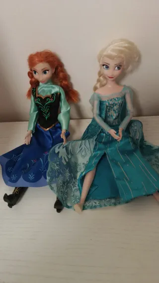 Muñecas Frozen Anna y Elsa