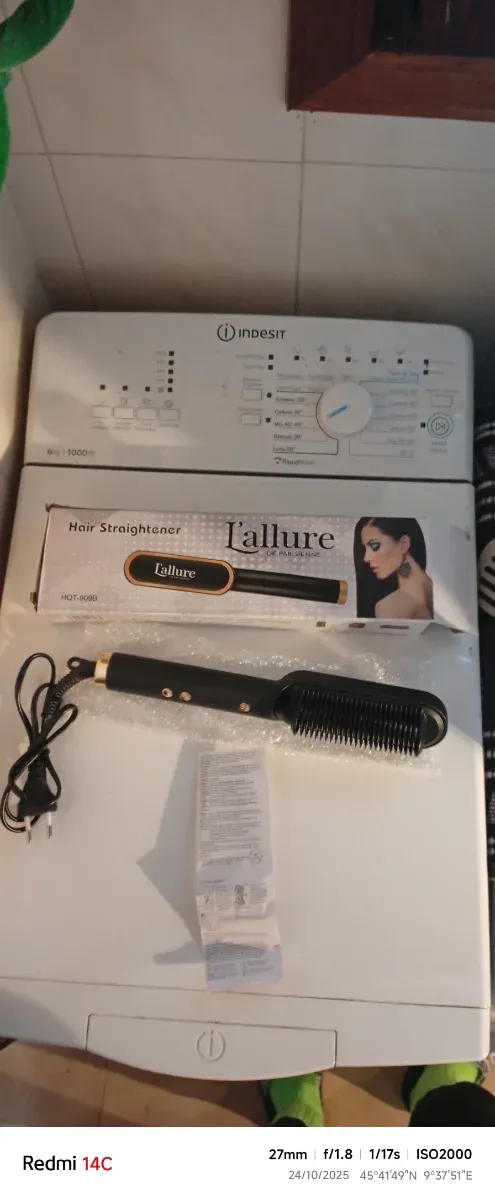 Spazzola Lisciante L'allure Nera