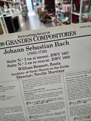 Vinilo J.S. Bach - Suites BWV 1067 y 1068