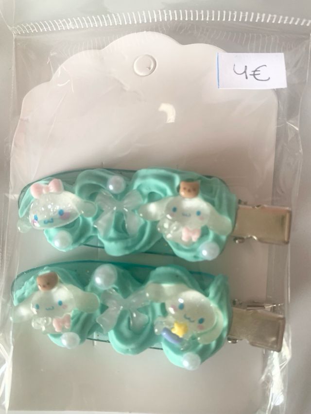 Pinzas para el pelo Sanrio + Mofusand