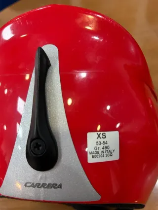 Casco Esquí Carrera Rojo niño XS