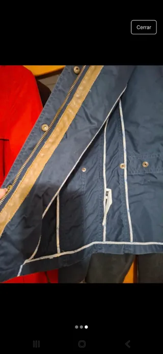 Chaqueta Massimo Dutti adornos en piel