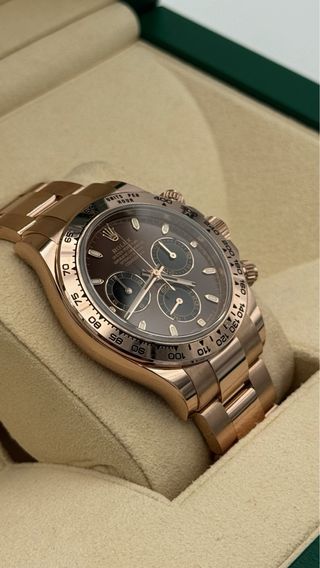 Rolex Daytona Oro Rosa Esf. Chocolate 2020