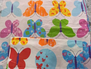 Funda nórdica infantil mariposas