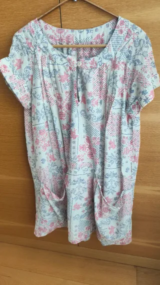 Camisón de mercería bolsillos