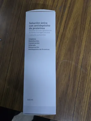 SOLUCION PARA LENTILLAS