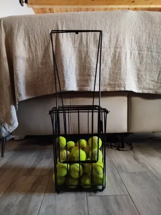 Cesta para pelotas de tenis