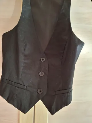 Chaleco negro mujer