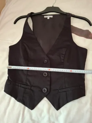 Chaleco negro mujer