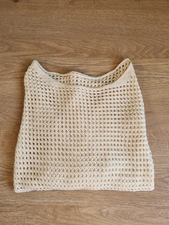 Jersey de punto beige talla única