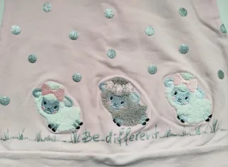 Vestido Mayoral,  ovejas y lunares. 86 cm