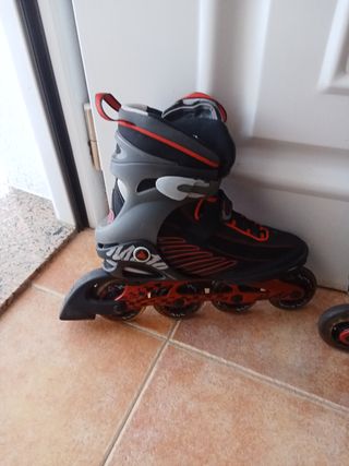 Patines K2 Negro y Rojo