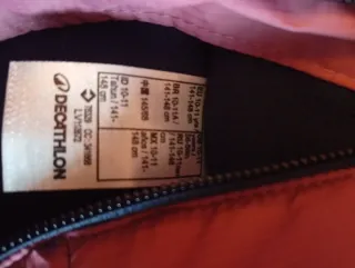 Cazadora acolchada niña rosa Talla 10-11 Años