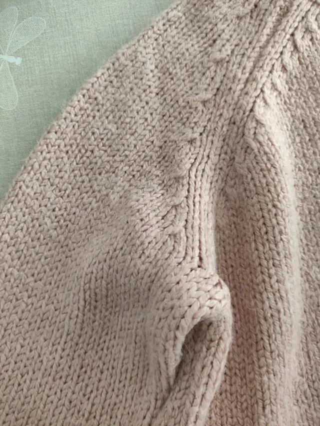 Jersey cuello alto rosa