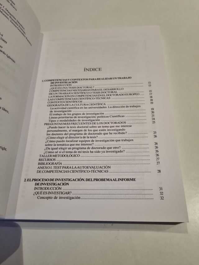Competencias científicas para la realización de...