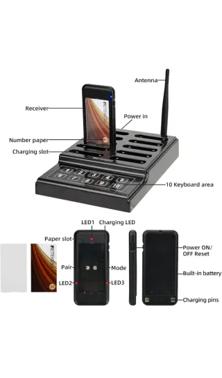 Retekess TD174 Sistema Llamadas Restaurante